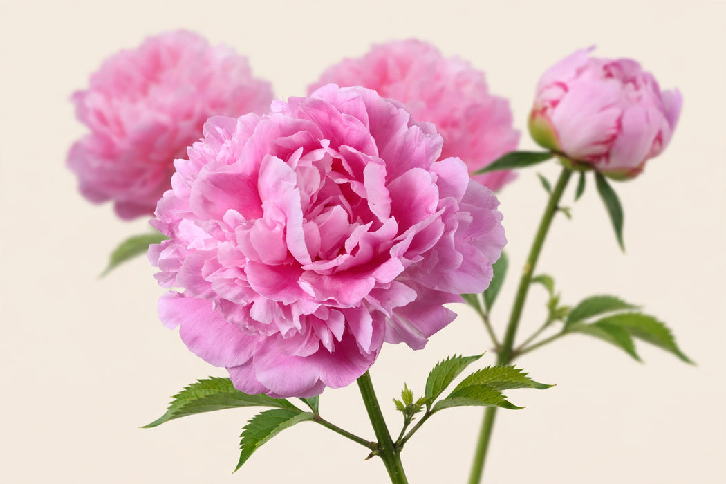 PEONY AAA JACORMA / PINK 50-60cm - Pink - 100 Stems