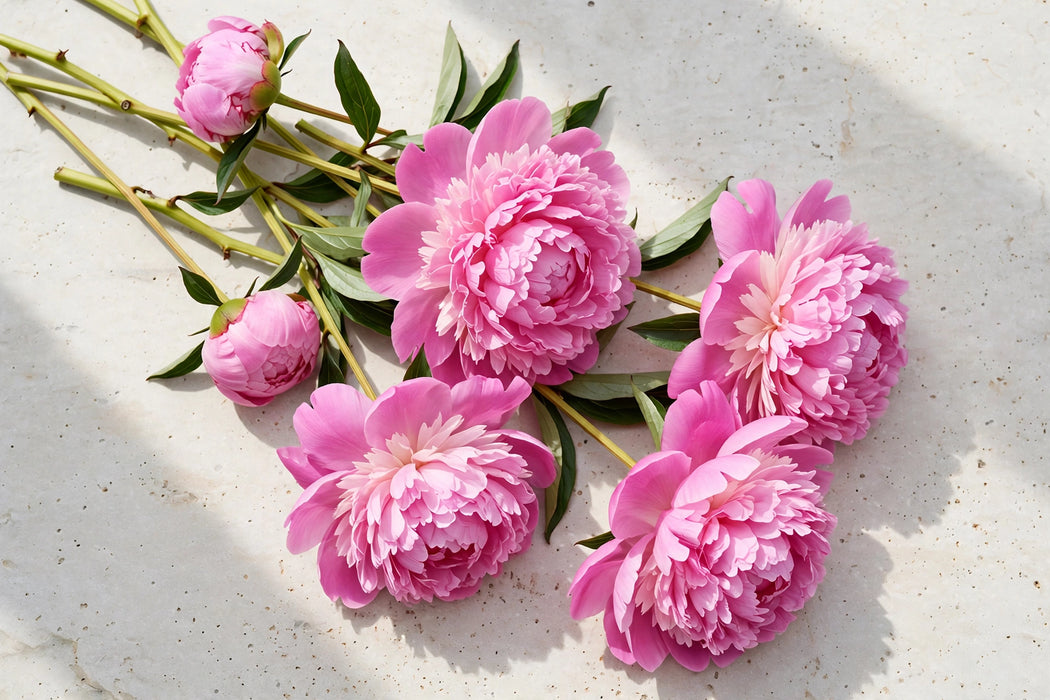 PEONY ALEX FLEMING BRIGHT PINK 45cm - Pink - 100 Stems