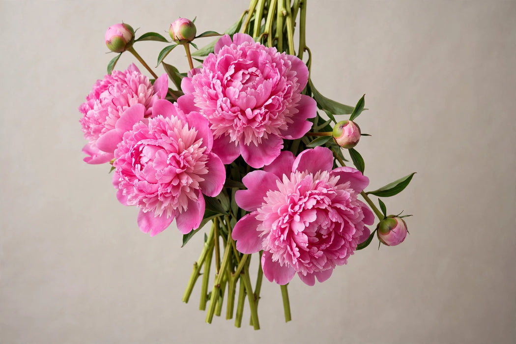 PEONY ALEX FLEMING BRIGHT PINK 50cm - Pink - 100 Stems