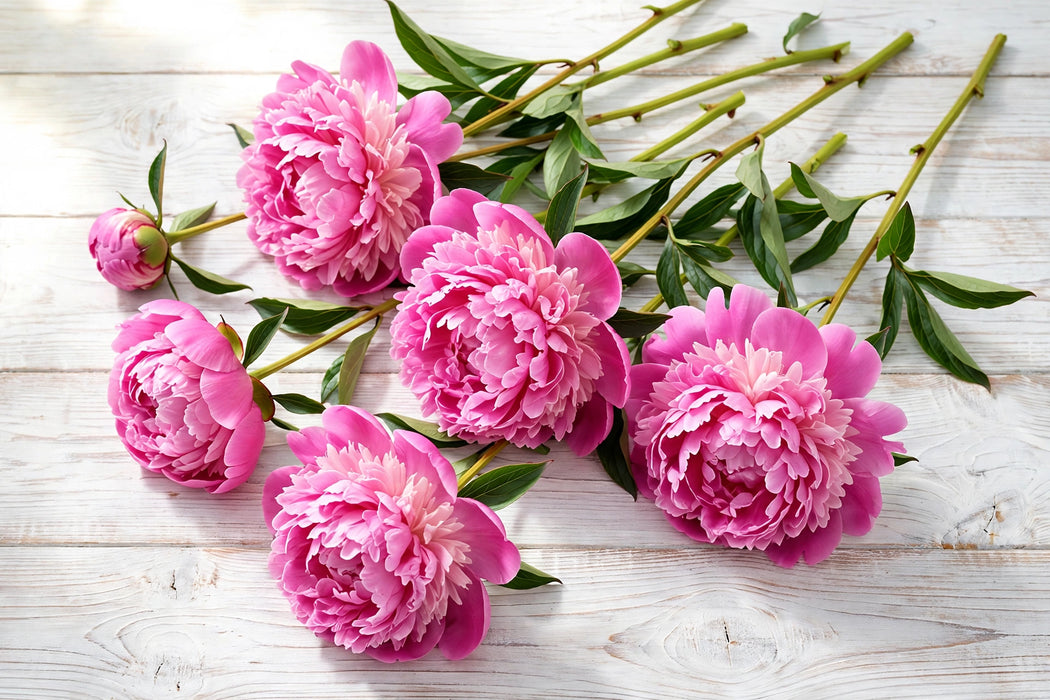 PEONY ALEX FLEMING BRIGHT PINK 60cm - Pink - 100 Stems