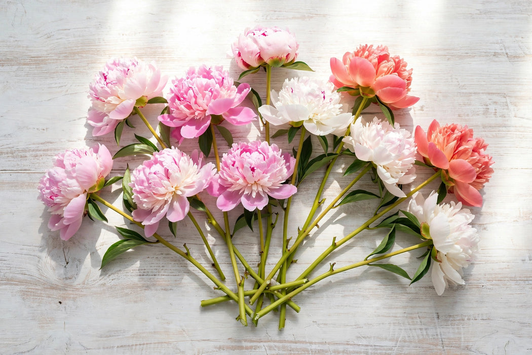 PEONY ASSORTED 45/ 50cm - 100 Stems