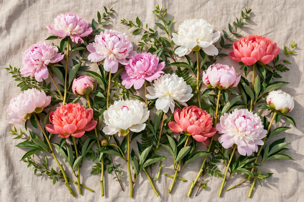 PEONY ASSORTED 55/ 60cm - 100 Stems