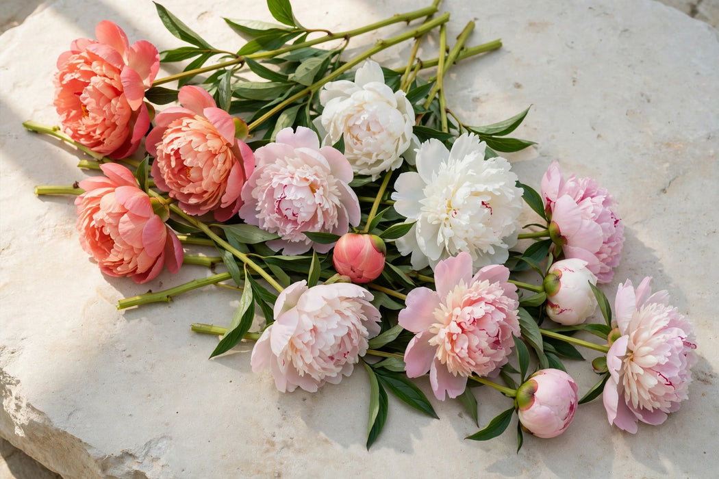 PEONY ASSORTED 55cm - Assorted - 100 Stems