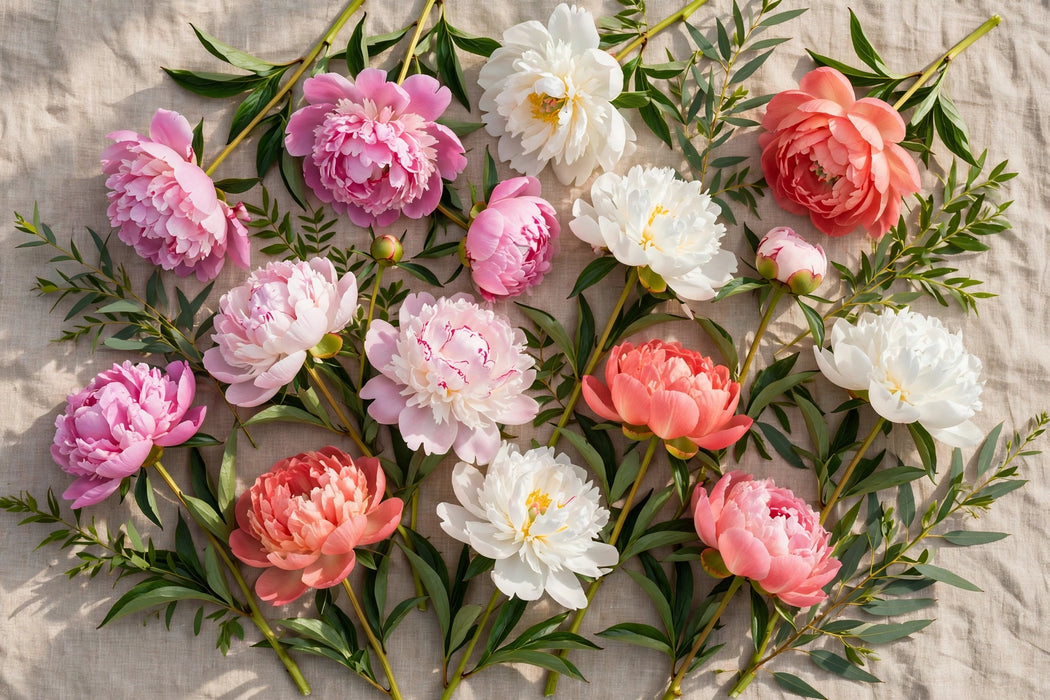 PEONY ASSORTED FARM CHOICE 50cm - Assorted - 100 Stems