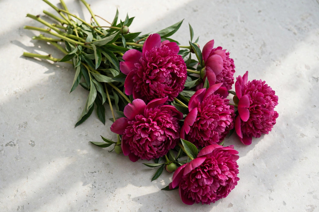 PEONY BIG BEN / DARK PINK 50-60cm - Pink - 100 Stems