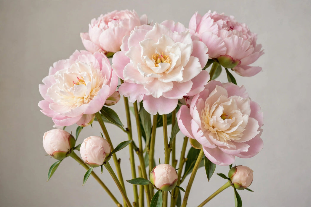 PEONY BLUSH GARDENIA 55cm - Blush - 60 Stems