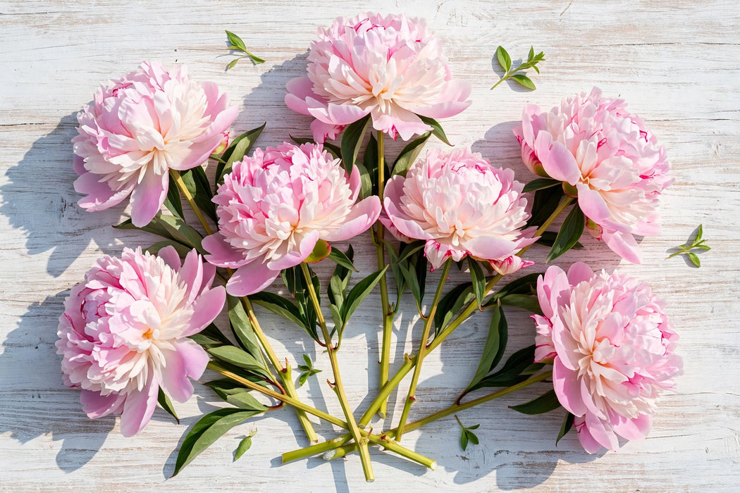 PEONY CATHARINA FONTINA MED PINK 60cm - Pink - 60 Stems