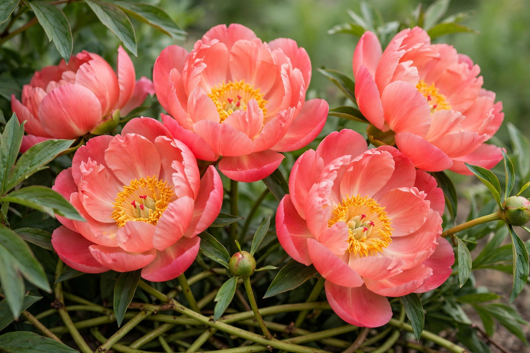 PEONY CORAL CHARM 45cm - Coral - 100 Stems