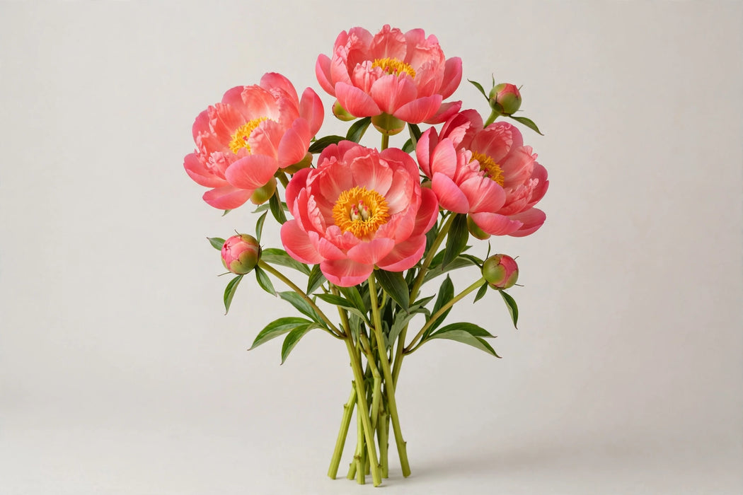 PEONY CORAL SUNSET EX *** LIMIITED 60cm - Coral - 100 Stems