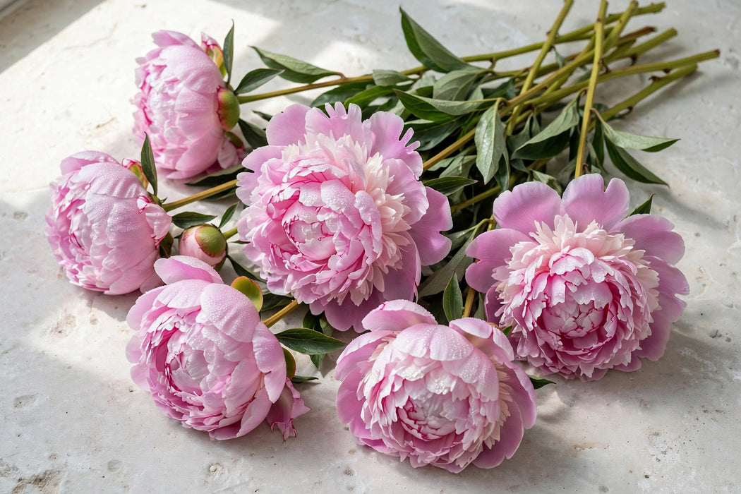 PEONY DARK PINK MON JULES ELIE. CANADA 50cm - Pink - 100 Stems