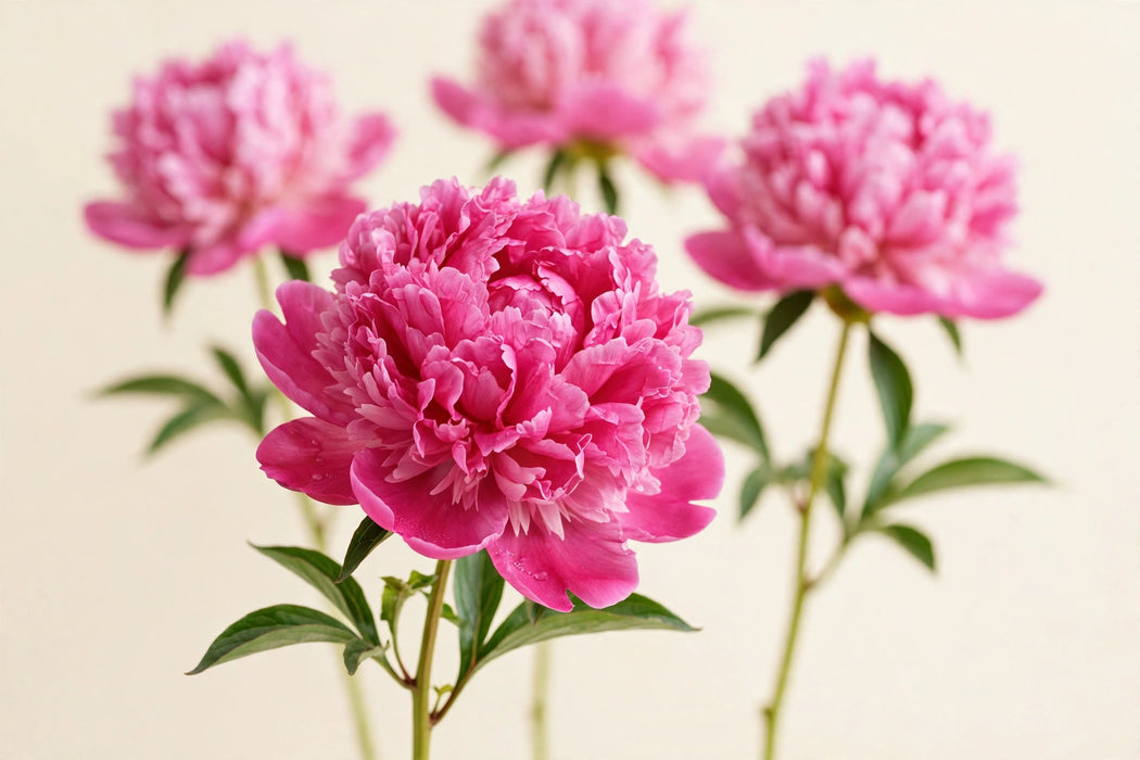 PEONY DR FLEMING 45cm - 60 Stems