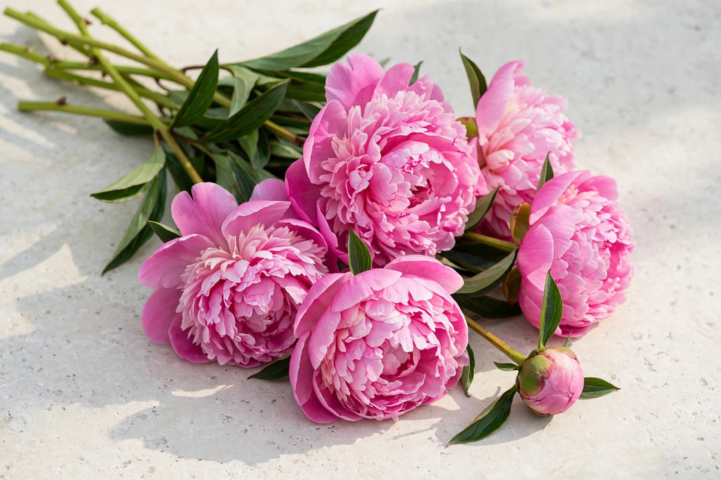 PEONY DR FLEMING 55cm - 60 Stems
