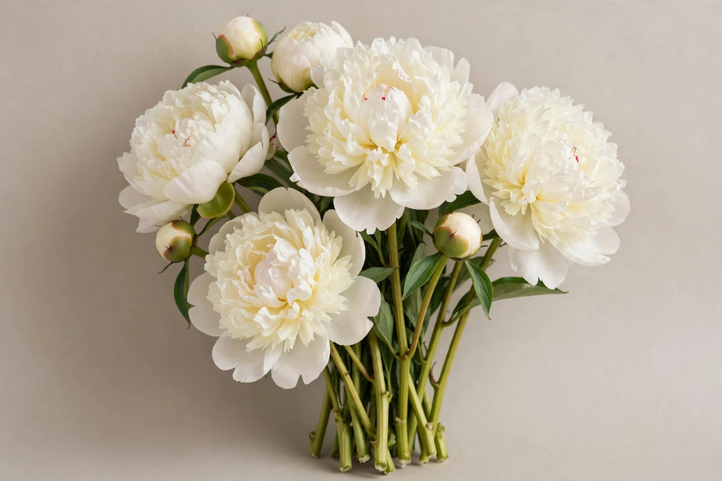 PEONY DUCHESSE DE NEMOURS 60-70cm - 100 Stems