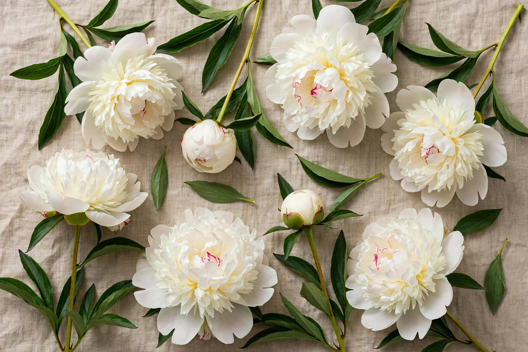 PEONY DUCHESSE DE NEMOURS EXTRA GRADE 60cm - 60 Stems