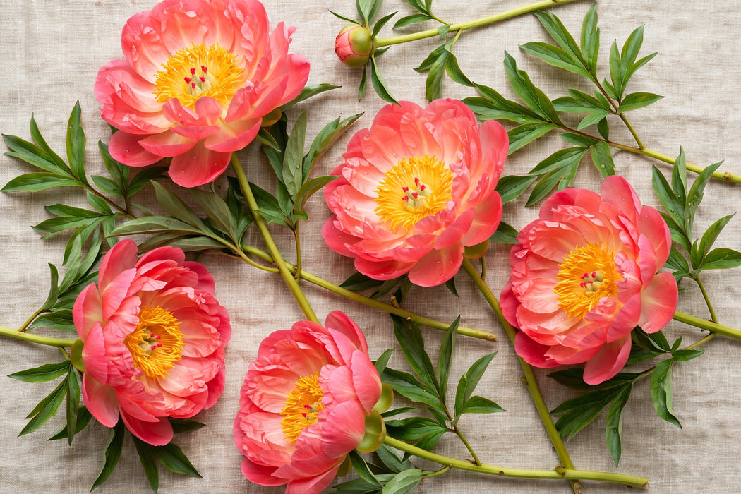 PEONY EX CORAL SUNSET 60cm - Coral - 100 Stems