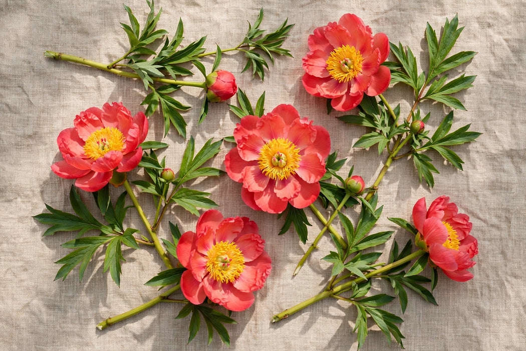 PEONY FLAME 60cm - 60 Stems