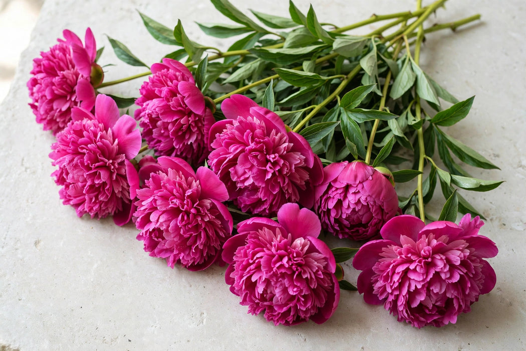 PEONY FLEMING 55cm - 60 Stems