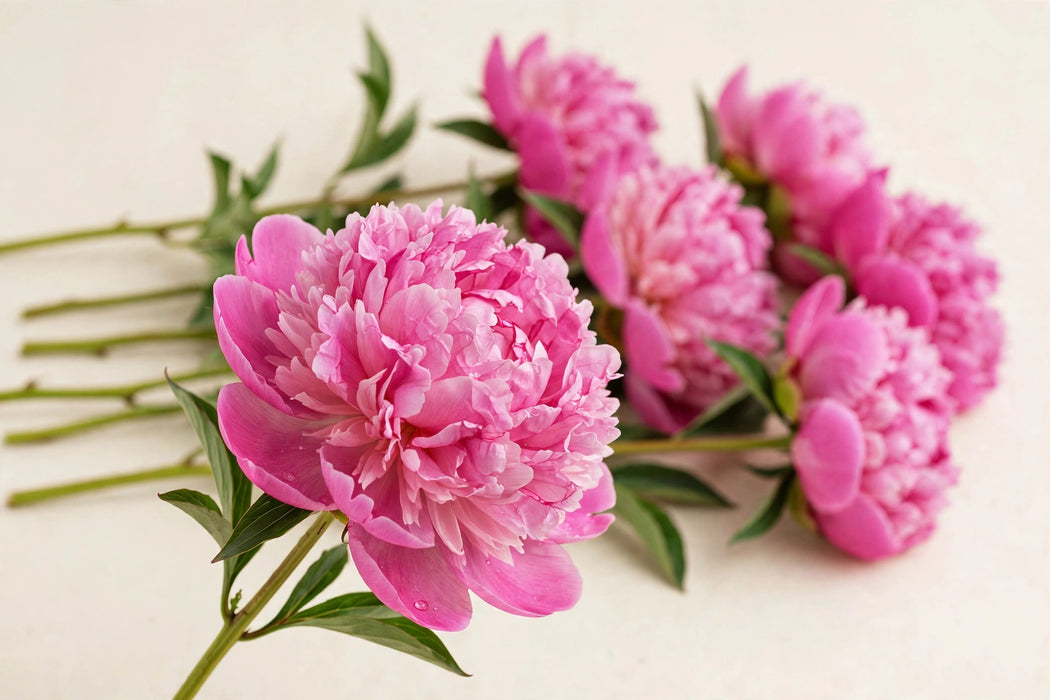 PEONY FLEMING DK PINNK 45cm - 60 Stems