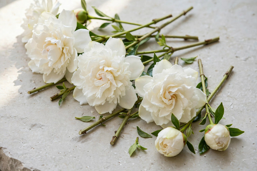 PEONY GARDENIA 45cm - 100 Stems
