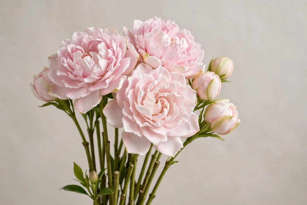 PEONY GARDENIA 45cm - Light Pink - 100 Stems