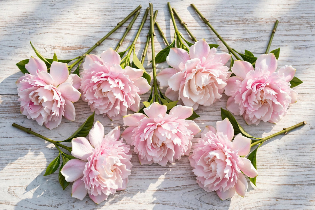PEONY GARDENIA 50cm - Light Pink - 100 Stems