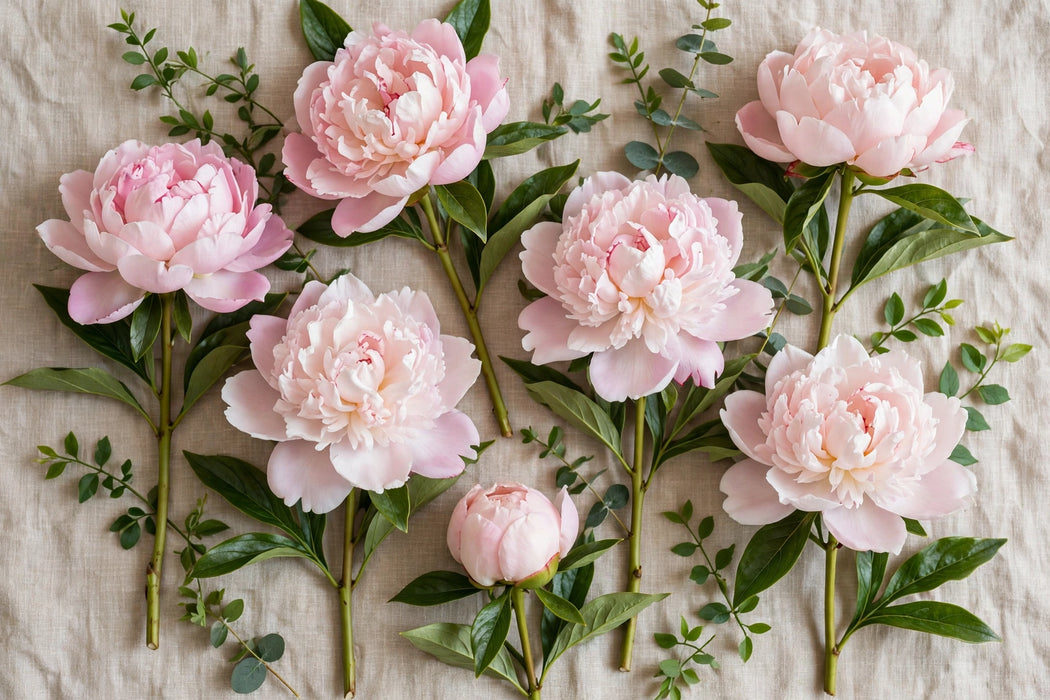 PEONY GARDENIA BLUSH 40cm - Blush - 100 Stems
