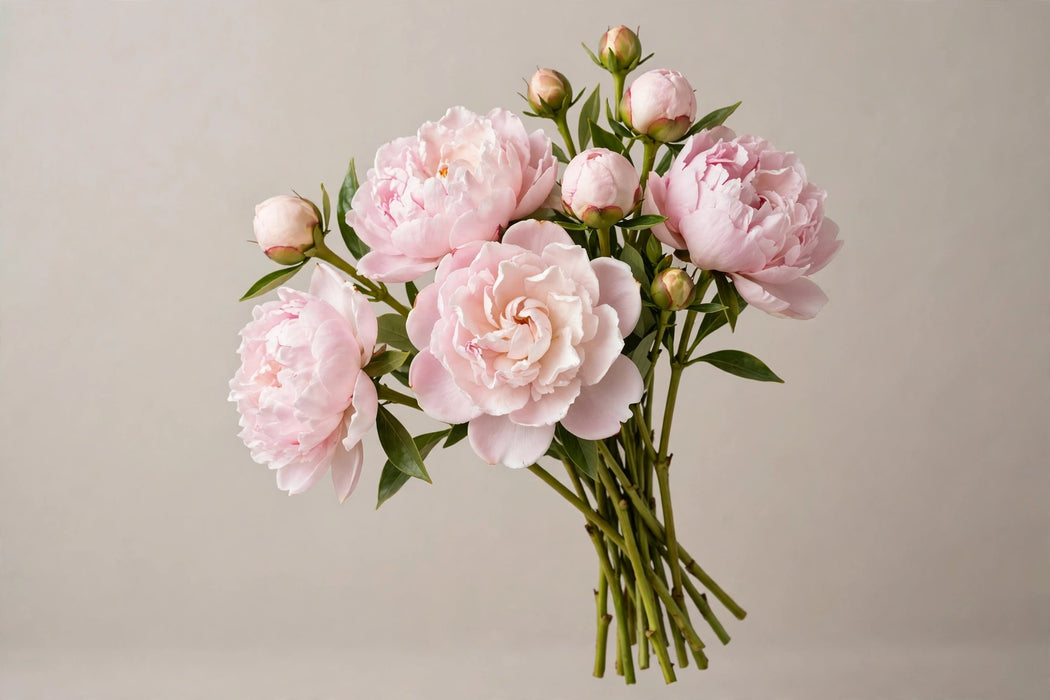 PEONY GARDENIA BLUSH 50-60cm - Blush - 100 Stems