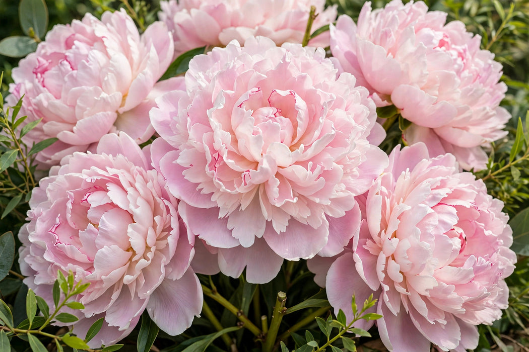 PEONY GARDENIA BLUSH 50cm - Blush - 60 Stems