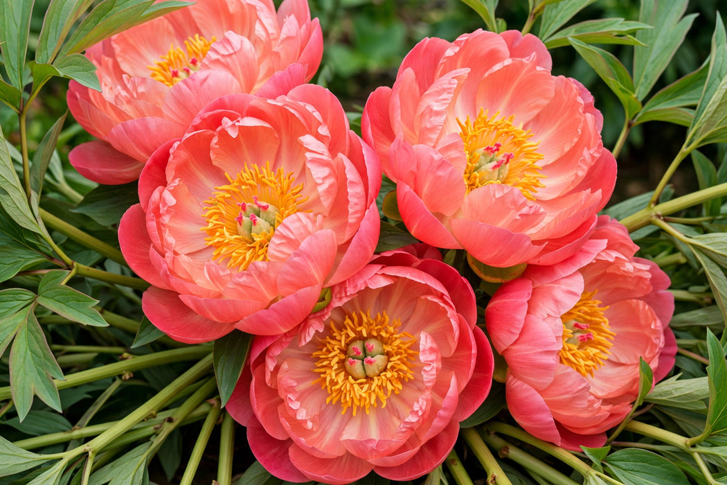 PEONY HAWAII CORAL 50cm - Coral - 100 Stems