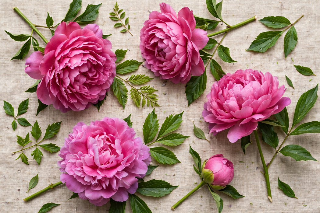 PEONY JACORMA 55cm - 60 Stems