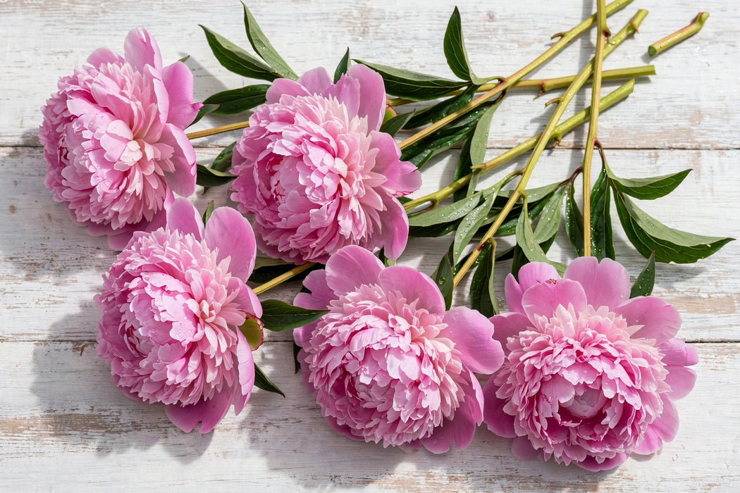PEONY JULES ELIE MEDIUM PINK 55cm - Pink - 60 Stems