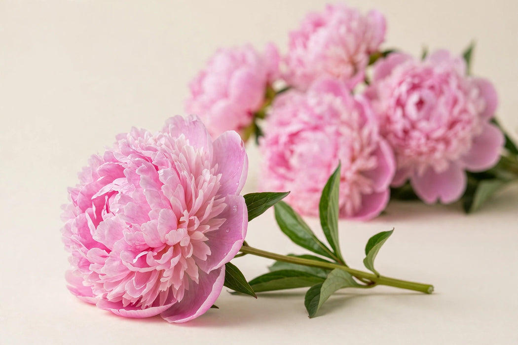PEONY JULES ELIE PINK 50cm - Pink - 60 Stems