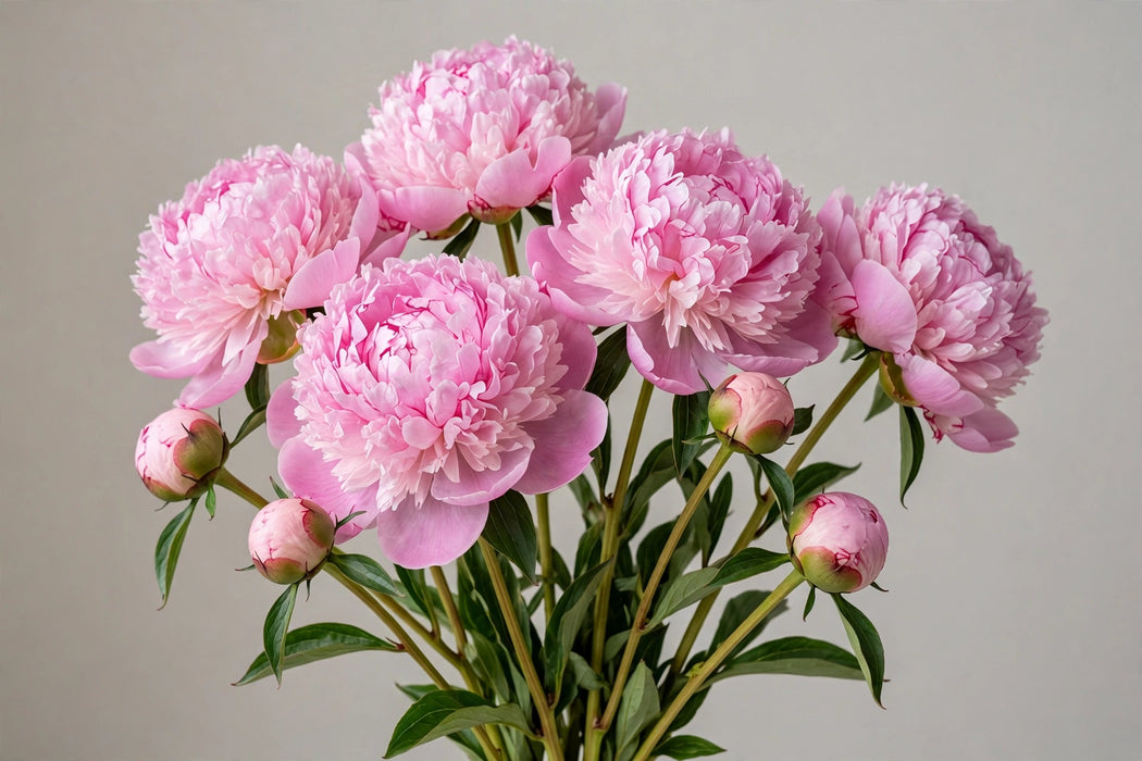 PEONY JULES ELLIE PINK 50-60cm - Pink - 100 Stems