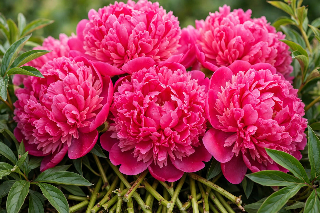 PEONY KANSAS 60cm - 60 Stems