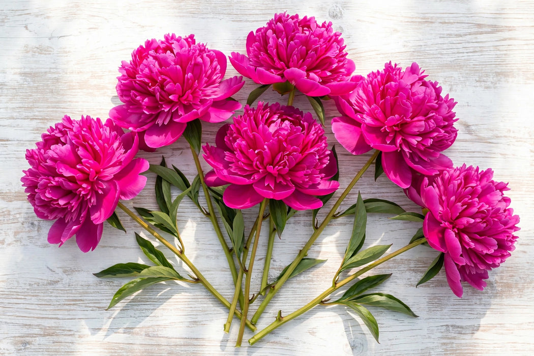 PEONY KANSAS FUCHSIA 45cm - Fuchsia - 100 Stems