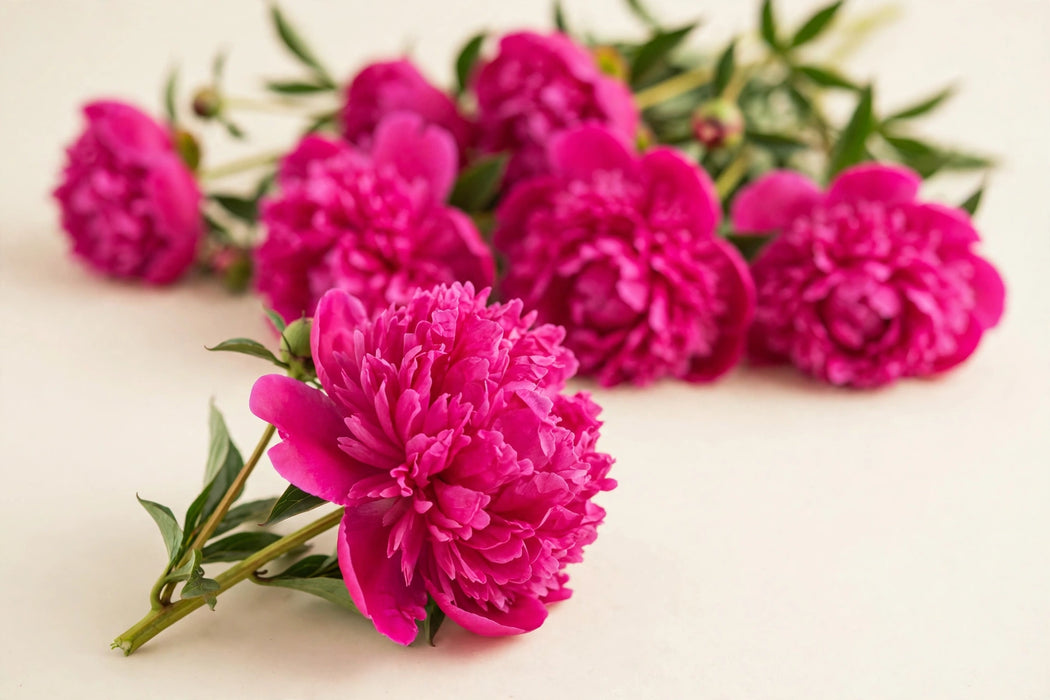 PEONY KANSAS FUCHSIA 50cm - Fuchsia - 100 Stems