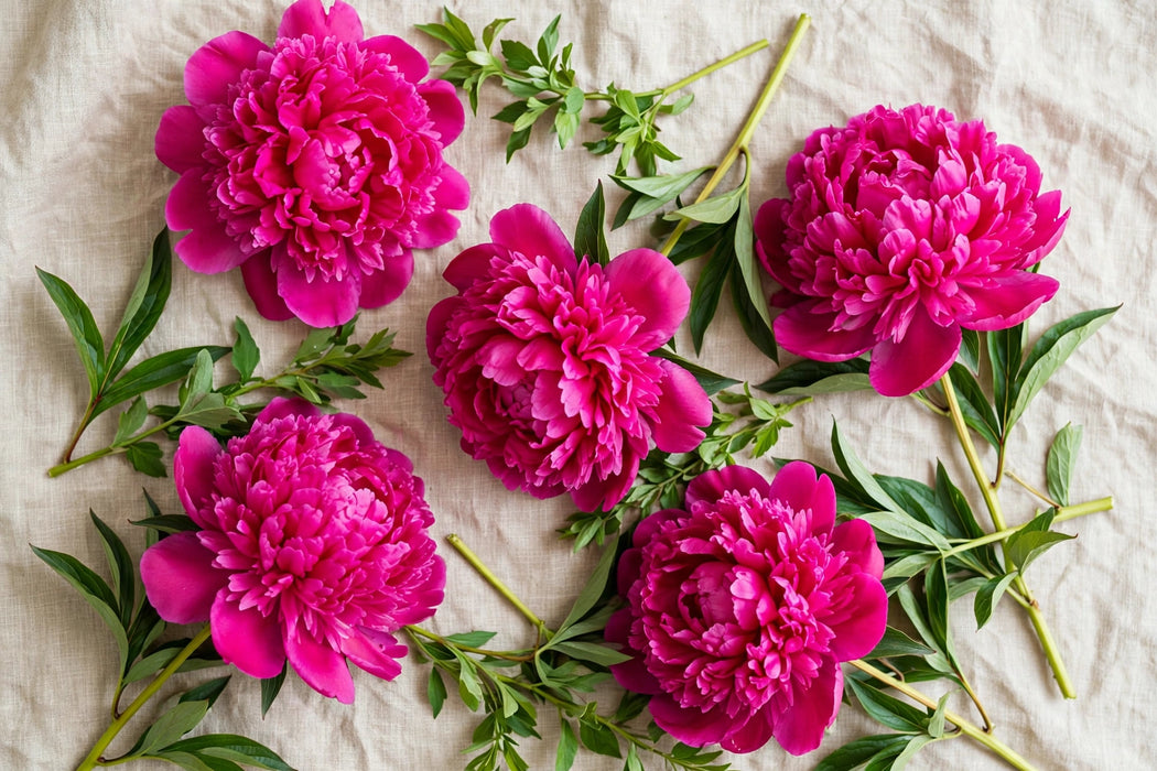 PEONY KANSAS FUCHSIA 60cm - Fuchsia - 60 Stems