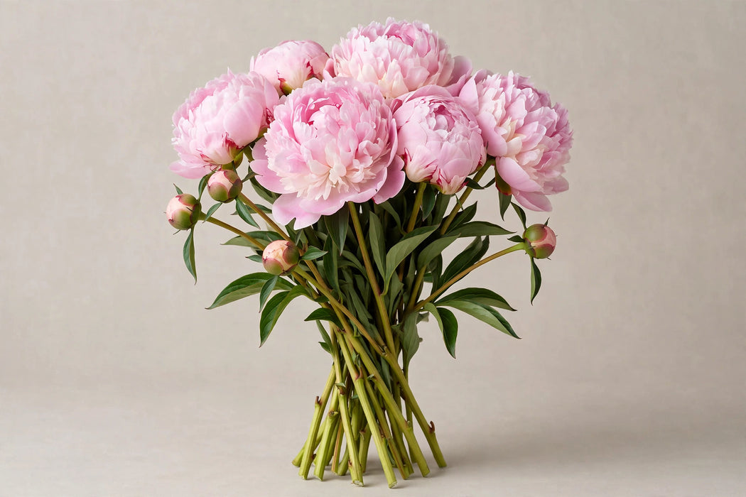PEONY L PILLOW TALK 45cm - Pink - 100 Stems