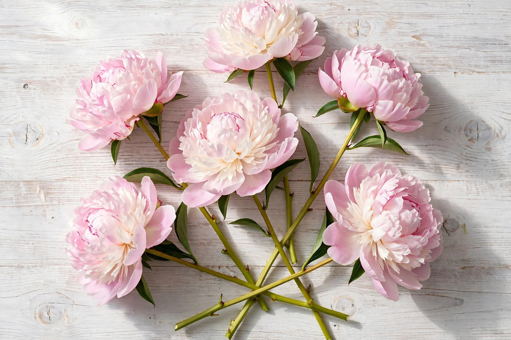 PEONY LIGHT PINK ALERTIE 45-50cm - Light Pink - 100 Stems