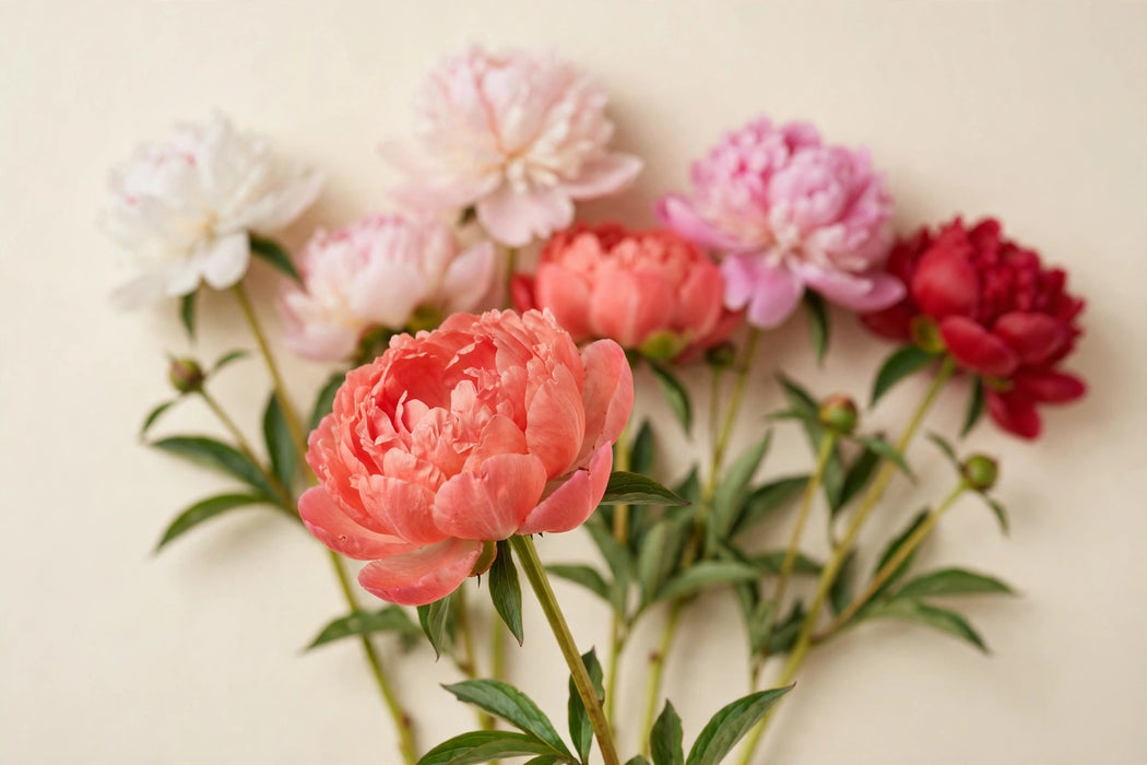 PEONY MIX 4CLR 45cm - 100 Stems