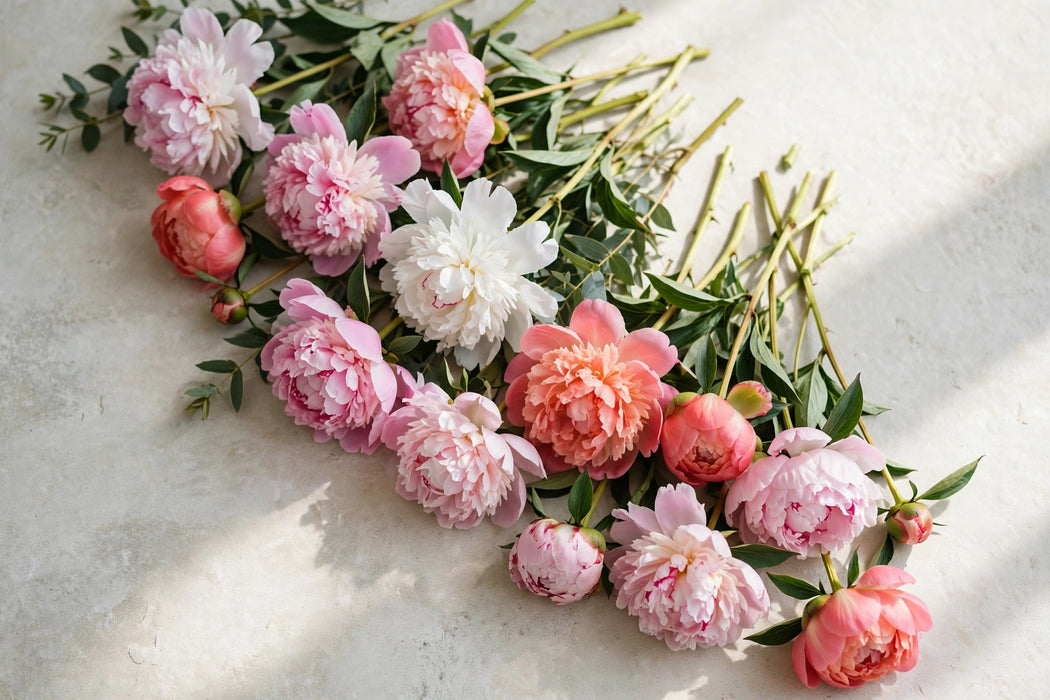 PEONY MIX 55cm - 100 Stems
