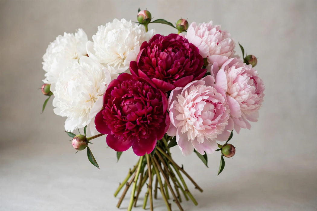 PEONY MIX-E STANDARD (CHARLIE'S X30, FELIX X30, SARAH B.X40) - Mixes - 100 Stems