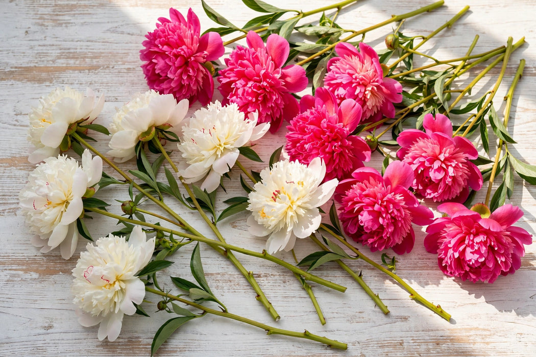 PEONY MIX-Q (DUCHESSE X50, KANSAS X50) - Mixes - 100 Stems