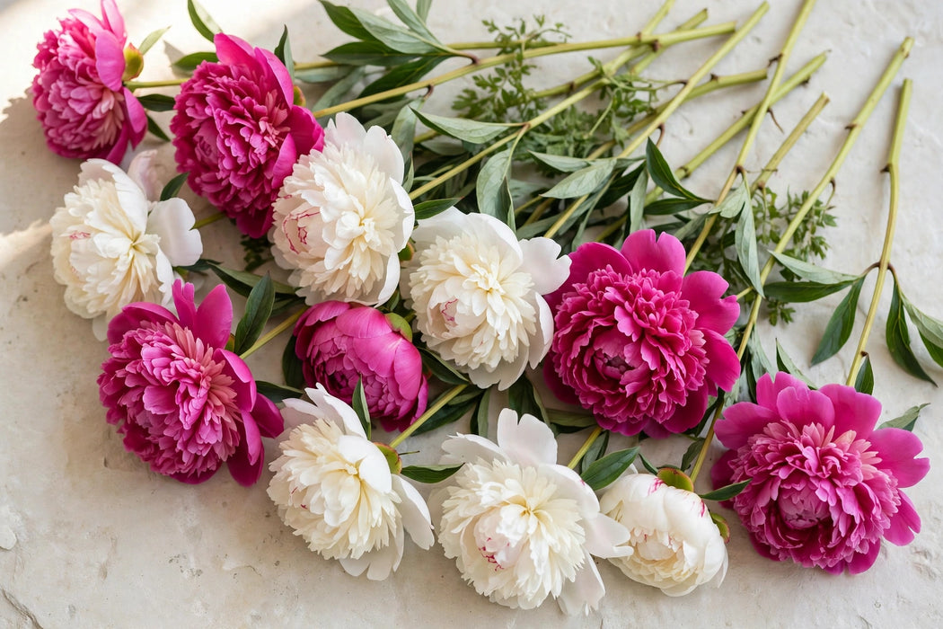 PEONY MIX-S (ALEX FLEMMING X50, DUCHESSE X50) - Mixes - 100 Stems