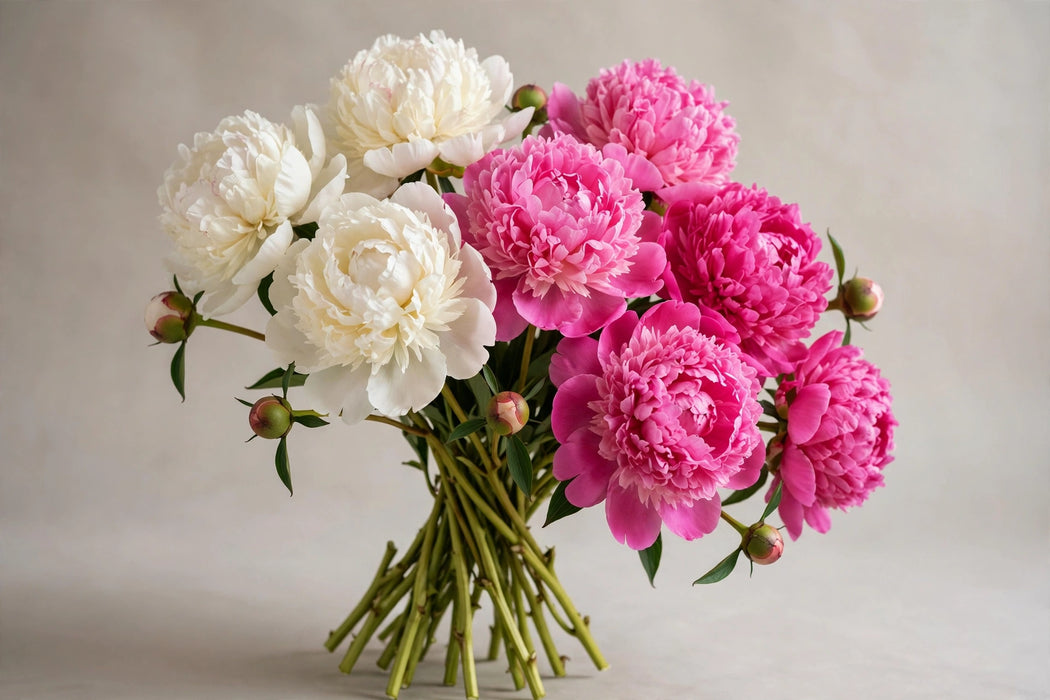 PEONY MIX-S (DUCHESSE N, KANSAS, ALEX F) - 100 Stems