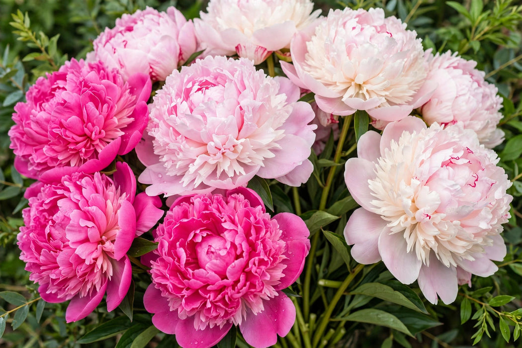 PEONY MIX-S STANDARD (KANSAS X15, SARAH B X20, SHILEY T X15) - Mixes - 100 Stems