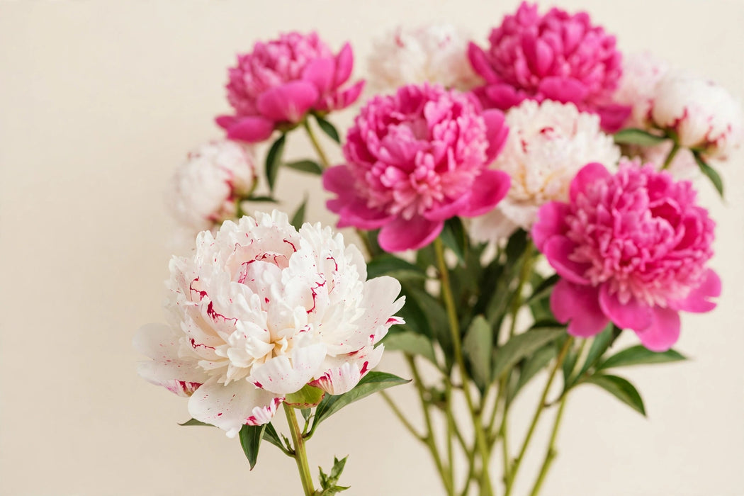 PEONY MIX-W STANDARD (FESTIVA X40, GARDENIA X30, KANSAS X 30) - Mixes - 100 Stems