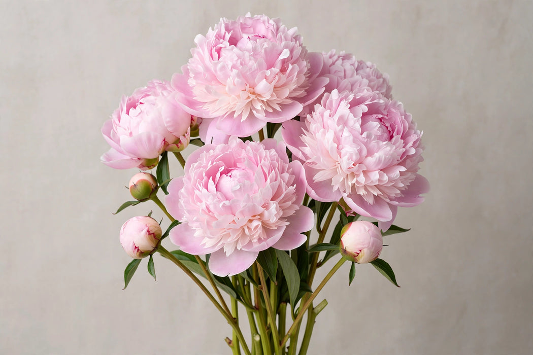 PEONY PILLOW TALK MEGA PINK 60cm - Pink - 60 Stems