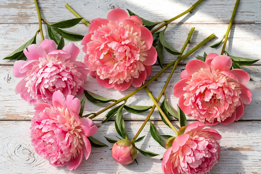PEONY PINK HAWAI 60cm - Pink - 60 Stems