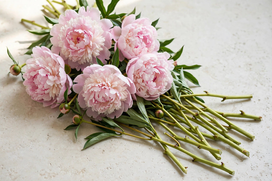 PEONY PINK SARAH BERNHARDT 45cm - Pink - 60 Stems